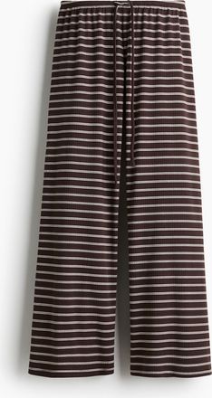 H&M Hose aus Baumwollmix - Brown