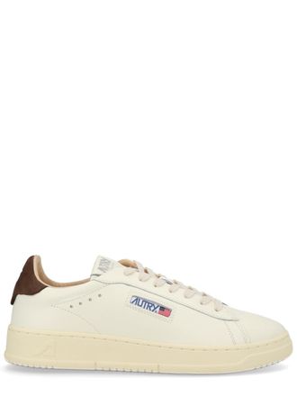 Autry Dallas Low Perforated Suede Accent Sneakers