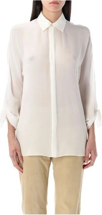 Ralph Lauren Dames, Blouses & Shirts, Wit, Maat: XS Zijde