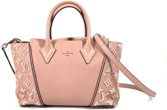 Louis Vuitton Magnolia Pink Leather Handbag Shoulder Bag Tote Bag (Pre-Owned)