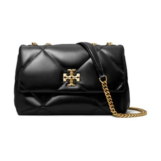 Tory Burch Diamond Quilted Shoulder Bag in Black - female - Tory Burch - Cross Body Bags - Black - ONE SIZE - Bags