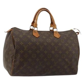 Louis Vuitton Pre-owned Handbags, female, Brown, Size: ONE SIZE Pre-owned Speedy 35 Hand Bag