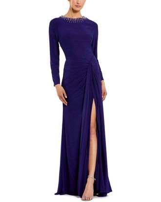 Mac Duggal Jersey Ruched Gown