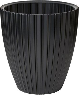 OEM Maceta - Garden Id - Elegante - 40 X 42 Cm - Para Jard&iacute;n, Balcones O Interiores - Negro