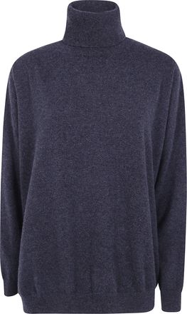 Gentryportofino Sweater Asymmetric Asymmetric Knit Sweater