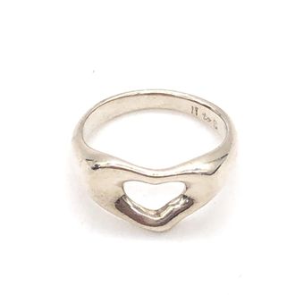 Tiffany & Co. Tiffany Love Kiss Ring, 925 Womens Silver (Pre-Owned)