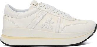 Premiata Bethcoin 8147 White Leather Sneakers