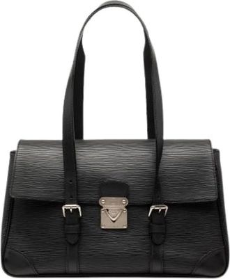 Louis Vuitton Pre-owned Segur MM - Dames - Vintage Schoudertas - Zwart - ONE Size - Leer - Vintage
