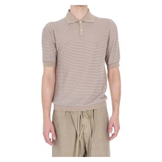 Ballantyne Polo Shirts, male, Beige, Size: 2XL Polo Shirt