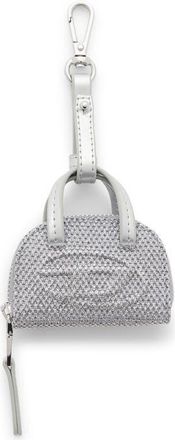 Diesel 1DR Dome Bag Charm in Silver at Nordstrom