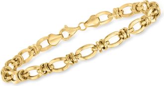 Canaria Canaria 10kt Yellow Gold Oval-Link Bracelet