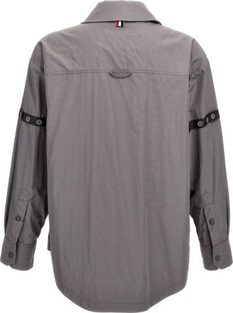 Thom Browne Mens Gray Polyamide Blouse