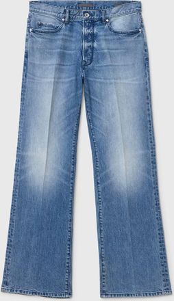 John Varvatos Womens Silas Straight Fit Jeans In Indigo Light Rinse