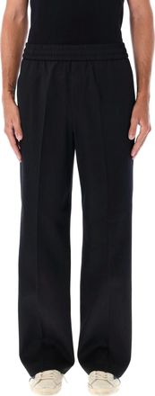 Golden Goose Wide-Leg Jogging Pants with Elastic Waistband and Iconic Star Detail