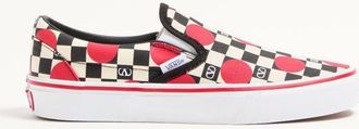 Valentino Garavani Valentino Garavani And Vans Fabric Slip-On Trainer With VLogo Checkerboard Print And Polka Dot Detail Wo