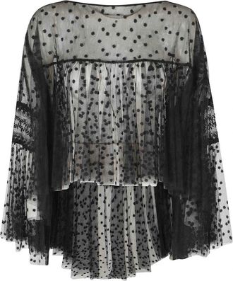 Alberta Ferretti Blouses - Dames - Blouses - Zwart - M - Overhemden