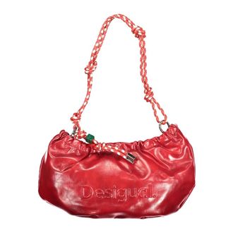 Desigual Shoulder Bags, female, Red, Size: ONE SIZE Half Logo Waverly Bag