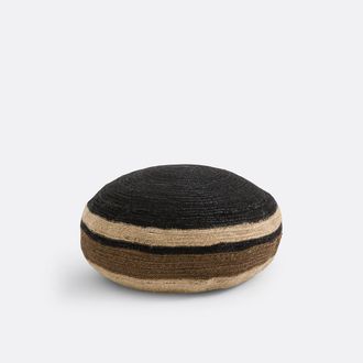 La Redoute Interieurs Poef in gevlochten jute, Tahani