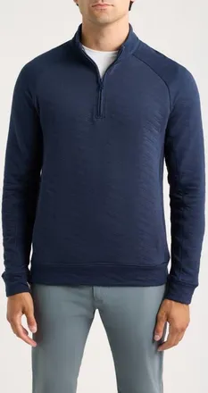 G/Fore Dunes Quilted Quarter-Zip Pullover in Twilight at Nordstrom, Size Xx-Large