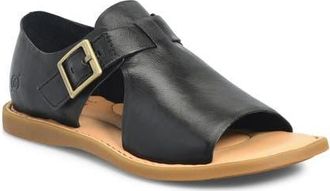 B&oslash;rn Ivey Sandal in Black Leather at Nordstrom, Size 11