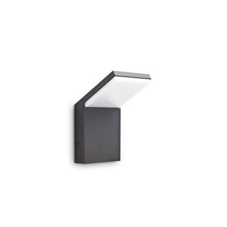 Netlighting Style Integrated LED Outdoor Wall Lamp 1 Light Anthracite 3000K IP54 in Black