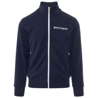 Palm Angels Mens Navy Blue Classic Track Jacket - Size Small