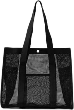 Generic Breathable Beach Tote Bag - Foldable Mesh Bag ¦ 55x16x32cm Storage Bags with Heavy Duty Handles, Travel Organizer with Quick Dry Feature, Grocery, Poo