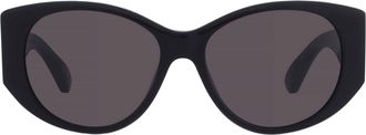 Balenciaga Grey Cat Eye Ladies Sunglasses BB0455S 001 55