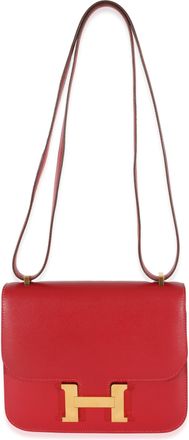 Herm&egrave;s Herm&egrave;s Rouge Casaque Swift Constance 18 GHW