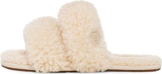UGG (WMNS) UGG Maxi Curly Scuffetta Slippers Cozy Minimalist Beige 1130837-CYNT