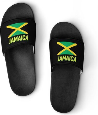 Generic Flag Of Jamaica Unisex Beach Slippers & Pool Slides Anti-Slip House Shoes for Home Outdoor