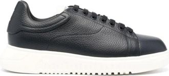 Emporio Armani Blauwe Lage Top Sneakers X4X264Xf 76800285 - Heren - Sneakers - Blauw - 40 EU - Schoenen