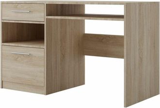 Mirjan24 Mesa De Oficina Dortivu 158, Roble Sonoma, Con Cajones, Con Puertas, N&uacute;mero De Puertas: 0, N&uacute;mero De Cajones: 0, 82x125x58cm