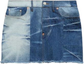 Kenzo Dames, Rokken, Blauw, Maat: W25 Katoen