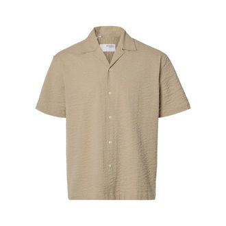 Selected Heren, Overhemden, Beige, Maat: L
