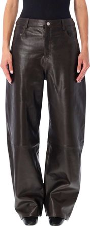 Arma Ece Lambskin Leather Barrel Pants