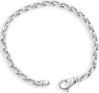 Pompeii3 Mens 14k Gold (17gram) or Platinum (31gram) 4.5mm Link Bracelet 8.5