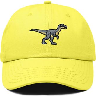 Dalix Velociraptor Dad Cap in Yellow at Nordstrom