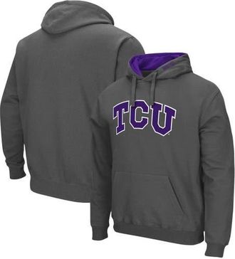 Colosseum Mens Colosseum Charcoal TCU Horned Frogs Arch & Logo 3.0 Pullover Hoodie at Nordstrom, Size Xx-Large