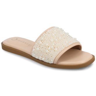 Journee Collection Women & apos;s Precly Evening Flat Sandals