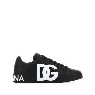 Dolce & Gabbana Heren, Schoenen, Zwart, Maat: 45 EU Leer