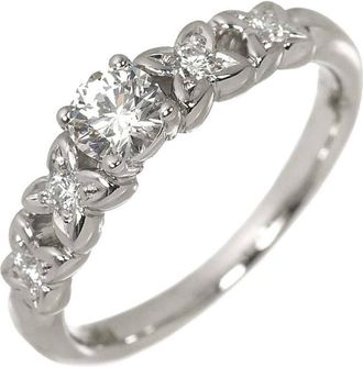 Dior Platinum 950 Band Ring (Pre-Owned)