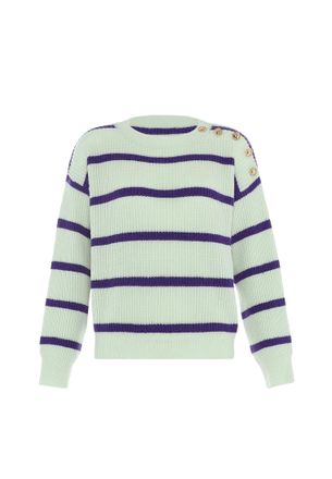 Faina Jumper Dames GEBROKEN WIT PAARS