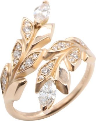 Tiffany & Co. Pink Gold Clear Pink Gold (18K) Band Ring (Pre-Owned)