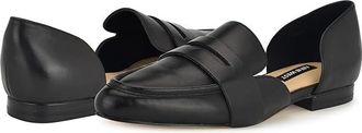 Nine West Gorel Womens Flat Shoes Black : 5.5 M, Leather/Rubber/Suede