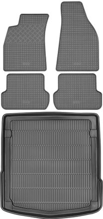 OEM Juego De Alfombrillas De Goma Para Coche Y Alfombrilla Para Maletero Para Audi A4 B6 B7 Sed&aacute;n (2001-2008)