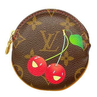 Louis Vuitton Brown Red Color Coin Purse/Coin Case (Pre-Owned)