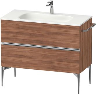 Duravit Duravit Sivida Mueble Bajo Lavabo, 2 Cajones, Tirador Cromado