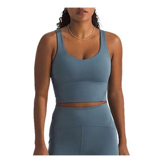 The North Face (WMNS) THE NORTH FACE Jaida Long Line Bra Granite Grey NF0A8GXX0U3