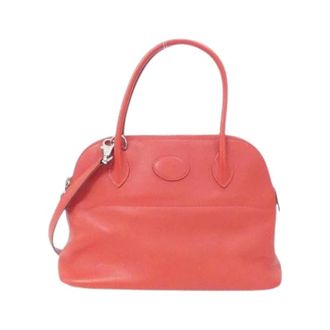 Herm&egrave;s Pre-owned Bolide27 Swift Bag - Dames - Pre-owned - Rood - Maat: ONE Size Leer